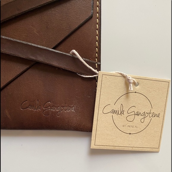 Camila Gangotena of St. Petersburg Florida Custom Leather Pouch - Picture 4 of 5